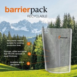 Mondi presents its award-winning BarrierPack Recyclable plastic laminate