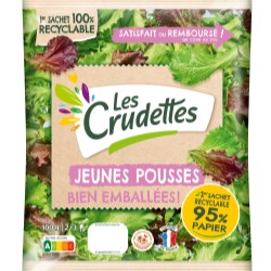 Les Crudettes salads stay fresh in Mondi’s recyclable functional barrier paper