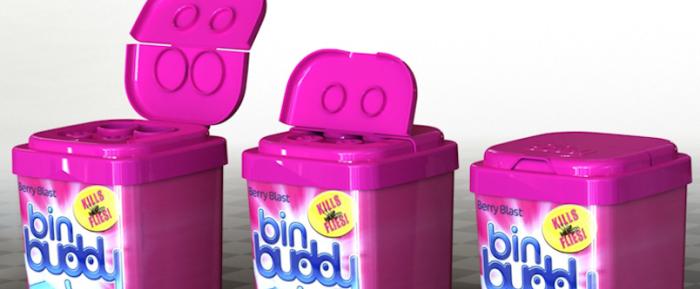 Coda Plastics reduces costs and speed to market with an innovative new closure and container design for Bin Buddy