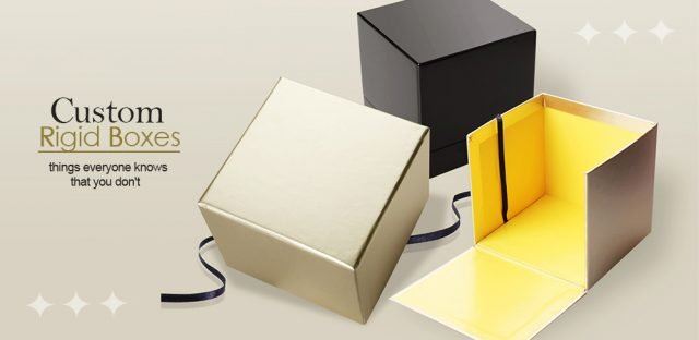 Thing You Need to Remember While Choosing Personalized Rigid Boxes