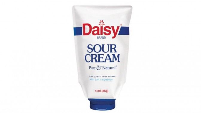 Daisy Sour Cream in flexible packaging