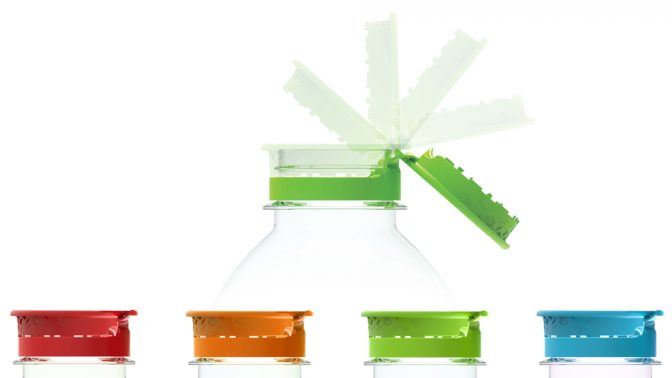 Aptars unique drinking experience that promotes recycling