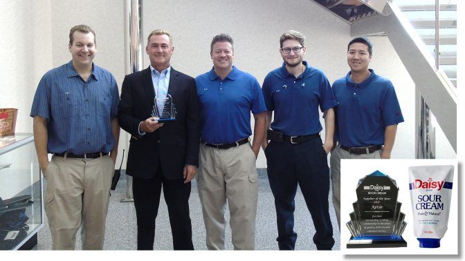 Aptar Food + Beverage named Daisy Brand Sour Creams supplier of the year