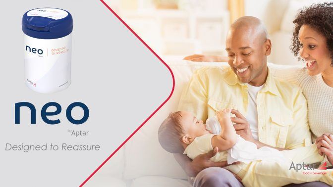 Aptar Food + Beverage launches NEO, a new closure for the infant formula market