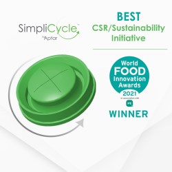 Aptar Food + Beverage’s SimpliCycle recyclable valve wins recognition at World Food Innovation Awards