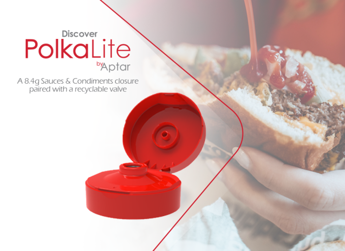 Aptar Food + Beverage Introduces PolkaLite Closure paired with SimpliCycle Valve Technology