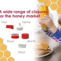 Aptar Food + Beverage Offers a Wide Range of Closures That Promote Clean and Enjoyable Honey Dispensing