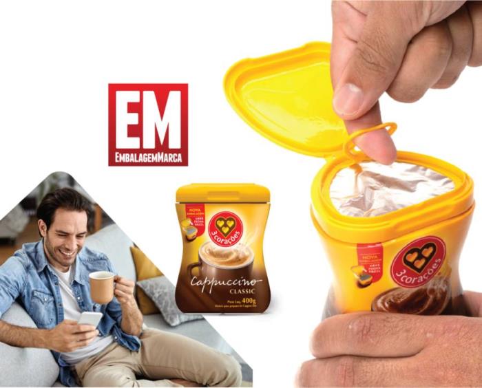 A Second Award for Aptar’s Food + Beverage Redesign of New 3Coraçoes Cappuccino Packaging