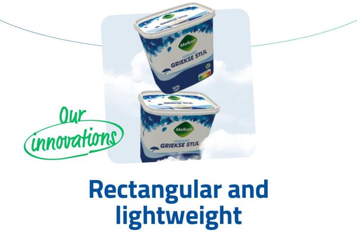 New! Meet SFAs Lightweight Rectangular Yoghurt Pack