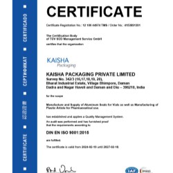 ISO 9001 - Kaisha Packaging