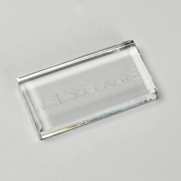 Crystal Name Plates
