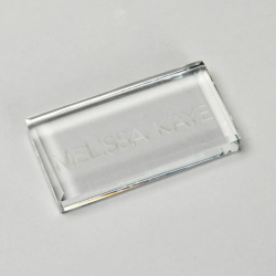 Crystal Name Plates