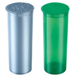Medical Plastic Vials with Squeeze Pop Top Cap