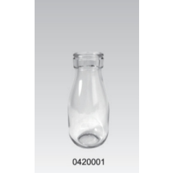 Clear Glass Drink Bottle - 0420001