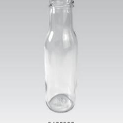 Clear Glass Drink Bottle - 0425002
