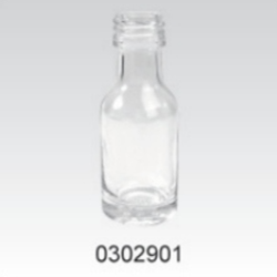 Clear Glass Sauce Bottle - 0302901