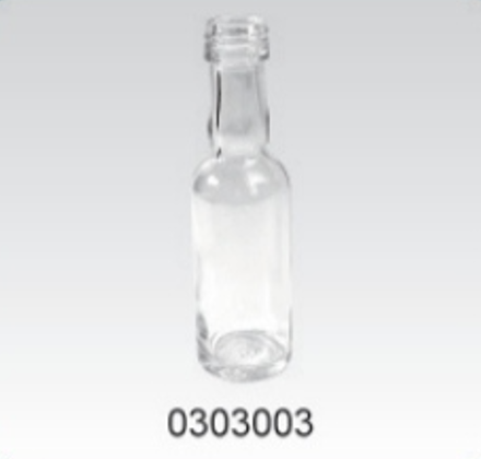 Clear Glass Sauce Bottle - 0303003