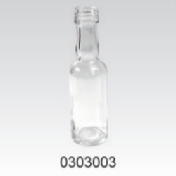Clear Glass Sauce Bottle - 0303003