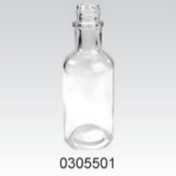 Clear Glass Sauce Bottle - 0305501