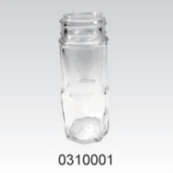 Clear Glass Sauce Bottle - 0310001