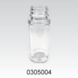 Clear Glass Sauce Bottle - 0305004