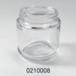 Clear Glass Food Jar - 0210008