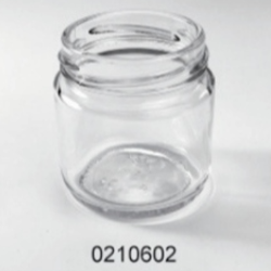 Clear Glass Food Jar - 0210602