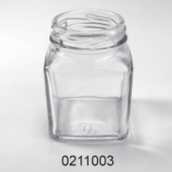 Clear Glass Food Jar - 0211003