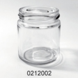 Clear Glass Food Jar - 0212002