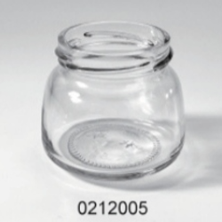 Clear Glass Food Jar - 0212005
