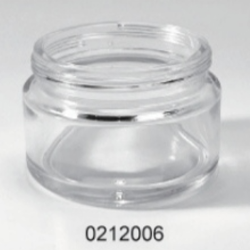 Clear Glass Food Jar - 0212006