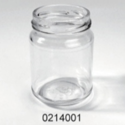 Clear Glass Food Jar - 0214001