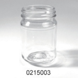 Clear Glass Food Jar - 0215003