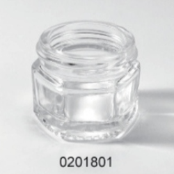 Clear Glass Food Jar - 0201801