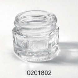 Clear Glass Food Jar - 0201802