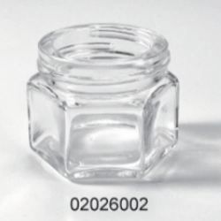 Clear Glass Food Jar - 02026002