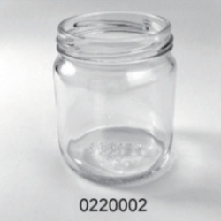 Clear Glass Food Jar - 0220002