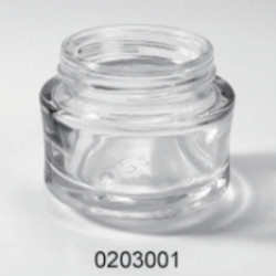 Clear Glass Food Jar - 0203001