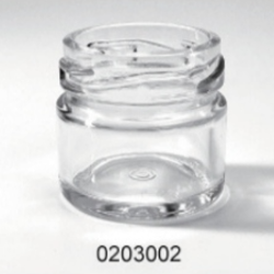 Clear Glass Food Jar - 0203002