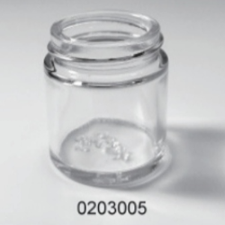 Clear Glass Food Jar - 0203005