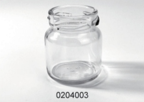 Clear Glass Food Jar - 0204003
