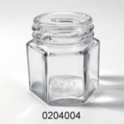 Clear Glass Food Jar - 0204004