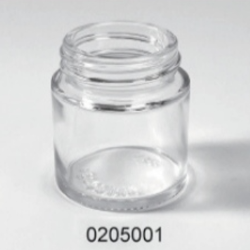 Clear Glass Food Jar - 0205001