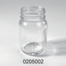 Clear Glass Food Jar - 0205002