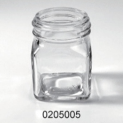 Clear Glass Food Jar - 0205005