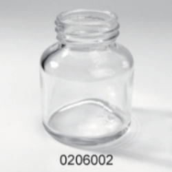 Clear Glass Food Jar - 0206002