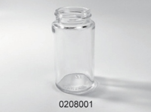 Clear Glass Food Jar - 0208001