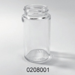 Clear Glass Food Jar - 0208001