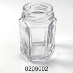 Clear Glass Food Jar - 0209002