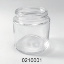 Clear Glass Food Jar - 0210001